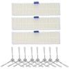 YUETTYY Filtri Spazzole Remplacer per Rowenta ZR740003 Per Explorer 60 con Filtro Allergy Care per Explorer Robot Series (3 Filtri 8 Spazzole)