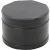 DCOU nuovo Design Premium alluminio Grinder 2,5 pollici Spice Grinder 4 pezzi con polline Catcher (Nero opaco)