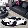 xueneige Tappeto per auto di forma irregolare Antiscivolo Tappeto cool appassionati di auto da corsa Zerbino per balcone corridoio ingresso soggiorno camera da letto