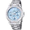 Festina Orologio Donna Analogico Acciaio Inossidabile 316L Argento - Quarzo Multifunzione - Vetro minerale resistente - Impermeabile 5 ATM - Calendario - Special Prices F16690/B