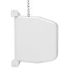 TESO - - Selve, Mini avvolgicavo orientabile con 5 m di corda, 4,5 mm di spessore, spedizione gratuita, con cordoncino per tapparelle, colore: bianco