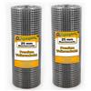 Aquagart® Rete metallica per voliera, rete metallica zincata, robusta griglia di saldatura, disponibile in diverse versioni (25 m, 25 mm)