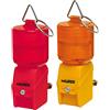 MAURER Lampada luce rossa LED stradale da cantiere lampeggiante fissa Batteria 6 V