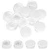 QUARKZMAN 50pz Tappi In Plastica Per Fori Rotondi A Rasa Per Mobili Bianco | 25mm 1 Pollice, Armadi Macchine Ferramenta Recinzione Tubo Post