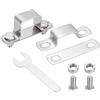 QUARKZMAN 2 Pezzi Fascia A U Per Tubo Quadrato 35x35mm Supporto A U In Acciaio Inossidabile 304 Con Piastra Bulloni Dadi E Chiave Per Tubi Barre Porte Ringhiere