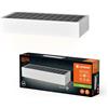 LEDVANCE Sensore ENDURA STYLE BRICKLUME, luce solare, 6 W, 850 lm, bianco, illuminazione indiretta, rilevatore di movimento, sensore di luce diurna, classe di protezione IP65, 3.000 K