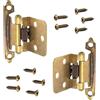 AERZETIX Set di 4 cerniere per mobili / 20 viti di fissaggio/colore bronzo