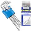 MONTERAL Set Chiavi Torx TT10-TT50 9 Pezzi - Tamper Torx Chiavi Realizzate in Acciaio Legato S2