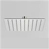 Taco Soffione doccia ultraslim quadrato acciaio inox lucido 20x20 cm IBIZA - Cromato