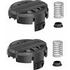 TOP-MAX Set di 2 teste diserbanti DWO1DT995 con tappi Weedeater e set di molle compatibili con Dewalt DCST922P1 DCST922B DCST972X1 DCST925
