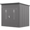 GFP Primeyard Casetta da giardino metallo 228x180x231 cm Armadio da esterno per attrezzi antracite