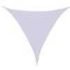 ENEN Vela Ombreggiante Impermeabile 2m/3m/4m/5m Vele Ombreggianti Triangolare Tenda a Vela per Esterno Telo Tenda da Sole Vela Ombreggiante per Terrazza, Giardino (2.4x2.4x2.4m,Bianco)
