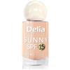 Delia Cosmetics - Sunny SPF 15 - Smalto per Unghie 03 - Protezione UV, Formula Rinforzante 2in1, Asciugatura Rapida, Alta Lucentezza, Fino a 7 Giorni di Tenuta - 11 ml
