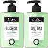 Lida - Sapone liquido per le mani al 100% naturale alla glicerina e all'aloe vera | Gel per le mani | Pulisce e idrata in profondità tutti i tipi di pelli | Lavorazione tradizionale - 250 ml