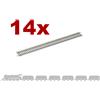 PECO Oo / Ho Setrack Quad Dritto Guide Peco ST-204 con Codice 100 Nickel Argento Rail