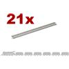 PECO Oo / Ho Setrack Quad Dritto Guide Peco ST-204 con Codice 100 Nickel Argento Rail