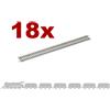 PECO Oo / Ho Setrack Quad Dritto Guide Peco ST-204 con Codice 100 Nickel Argento Rail