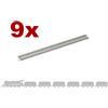 PECO Oo / Ho Setrack Quad Dritto Guide Peco ST-204 con Codice 100 Nickel Argento Rail
