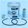 SAANICH Kit perno anello pistone 51mm adatto for Husqvarna 575, 575XP, 575 XP for motosega AUTO TUNE 570 537 25 47-02 537328502 pezzo di ricambio