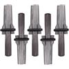 QIAOLIDA 5Pcs Heavy Rock Splitting Cunei Acciaio Molla Per Pietra Professionale Taglio di Costruzione Lavori di Costruzione Strumento di Spaccatura
