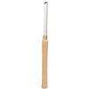 NDNCZDHC Scalpello per tornio per legno da 41,5 cm, taglio da 15 mm Lama larga HSS Manico in legno duro Scalpello per tornio per lavorazione del legno Testa piccola obliqua
