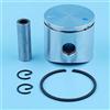 SAANICH Kit perno anello pistone da 38 mm adatto for OLEO-MAC OleoMac 936 937 GS370 EFCO 137 MT3700 motosega decespugliatore 50110066 sostituzione
