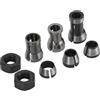 HaloModora Set di 8 mandrini a pinza per incisione e fresatura, tra cui 6 mm, 6 35 mm e 8 mm, adatto per router e attrezzature di taglio del legno