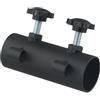 Yhenlovtt Supporto per canna da campeggio Tenda antivento Configurabile 2834mm Manica per pali a baldacchino Acciaio per Stabilizzatore a Terra Tenda 10x65 Cm B