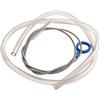Yhenlovtt Elite Flow Tubo di Ricambio Tutte Le Spazzole Di Pulizia Serbatoi Idratazione Cm Compatibile Avere Acciaio Grandi Marche 98 per Lunghezza Pvc con S (TRASPARENTE)