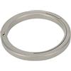 Yhenlovtt Struttura a spinta compatibile, resistente con anello portachiavi laterale per chiavi, bordo liscio in lega con portachiavi, accessorio leggero (32 mm)