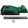 KQFCAZRE Tappetino da Golf, Copertura per Allenamento, Supporto per L'allenamento, Attrezzatura Portatile per La Pratica da 2,1 Metri, Tappetino Ideale Com