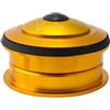 Yhenlovtt Cuffie doppie in alluminio da 286 mm, senza filettatura, con bocca sigillata in lega incorporata, per forcella dritta compatibile, 44 mm, per bici con cuscinetti (dorato)