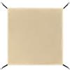 Yhenlovtt Telone per tenda idrofobo 56 x 56 cm, compatibile per campeggio all'aperto, tetto argento, tessuto 210t con cinghie elastiche in polietilene con 34 rivestimenti (beige)
