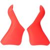 Yhenlovtt Con impugnatura antiscivolo Plus copertura resistenza bici T St2400/3500 oltre 4500 migliorato cambio climatico confortevole in silicone per leva del cambio freno per cappe (rosso)