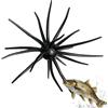 Generisch Esca artificiale morbida per acqua dolce, 11 cm, 8,7 g, per riccio marino, in silicone, per acqua salata, fiume, lago, riva, realistica, per trota, siluro, pesce predatori