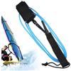 XSHAO Tavola da surf Leash 6 FT, corda dritta con doppia testa rotante in acciaio inox, per tavola da surf e tavola da surf, blu