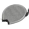 Yhenlovtt Custodia per racchette da ping pong in tessuto semicerchio antipolvere custodia Oxford maniglia manovrabile compatibile con avere (grigio)