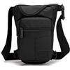 MAYANGYANG Borsa Gamba Moto Borsa Da Gamba, Coscia In Nylon Uomo Pantaloni Ciclismo A Tracolla Casual Spalla Incrociata Cintura(Grey)