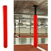Generic Imbottitura per canestro da basket, imbottitura rimovibile per pilastri da 5-25,4 cm, protezione per pali da garage, altezza 120 cm, diametro 23 cm, copertura per colonne