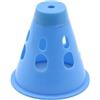 Yhenlovtt Coperture per tende colorate riflettenti in gomma termoplastica per picchetti da 812 mm ad alta visibilità di sicurezza (giallo blu)