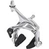 Yhenlovtt Pinza laterale da viaggio in alluminio anteriore e posteriore per bici a doppio perno, freni da 4757 mm con gamma compatibile con pneumatici da 58 mm, peso piuma (clip argentata)