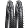 YUNSCM 2-PCS 24 pollici Montagna bicicletta pneumatici 24x2.40/60-507 Compatible with Montagna bicicletta 24x2.35 24x2.40 pneumatici (Y-781)