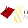 PciDinFo Set di Supporti per Bastoncini di Allineamento da Golf, Strumento Portatile per L'allenamento di Golf, Tappetino per La Pratica del Chipping al Co