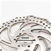Yhenlovtt Adattatore per flangia in alluminio per bicicletta, compatibile con freno a disco da 160 mm e mozzo a 6 fori per bicicletta (con vite)