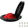 Folpus Kayak Cover con Materiale Durevole Coperchio per Kayak Sportello di Ispezione per Barca Tappo per Ponte con Guarnizione in Gomma E Borsa