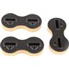 BTOSEP Set di 3 pinne per tavola da surf in PVC resistente con angolo di 9 gradi per surf ad alte prestazioni
