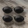 Yhenlovtt 10 o 20 o 50/100 perline scorrevoli per pesca a zig con perno girevole da 8 x 5 mm per cerniera per carpa pesca in mare (50 pezzi)