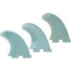 BTOSEP Set di pinne per tavola da surf, pinne in PVC durevole per stabilità in mare per longboard, paddleboard, accessori posteriori