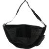 Lljsszr Borsa da Basket con Tracolla Regolabile, Borsa Tracolla, Borsa da Spiaggia, Borsa Singola per Pallone, Rete Portaoggetti per Attrezzatura Spo, Nero