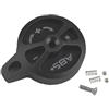 Yhenlovtt Kit di montaggio Lockout con tappo per blocco manuale per blocco set CNC forcella bicicletta in alluminio ABS e copertura in lega compatibile con forcella ammortizzata anteriore (nero)